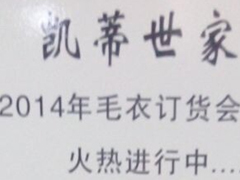 红棉国际时装城9206档 凯蒂世家 2014年毛衣订货会火热进行中图片